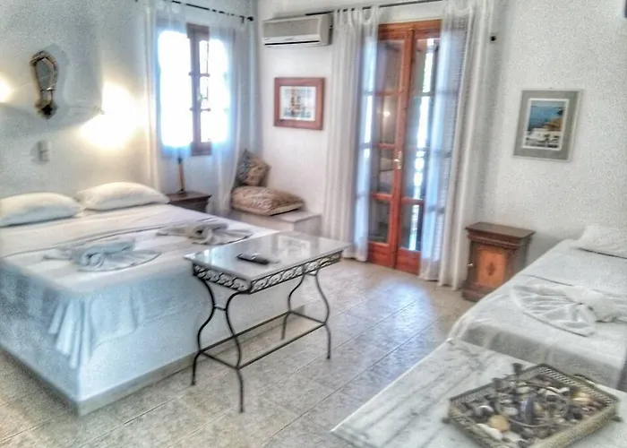 Naxos Summerland Lägenhetshotell Kastrákion